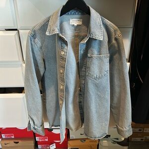 La ligne size small denim shirt